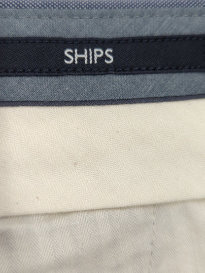SHIPS: COOLMAX(R) ストレッチ オックスフォード ノープリーツ パンツ