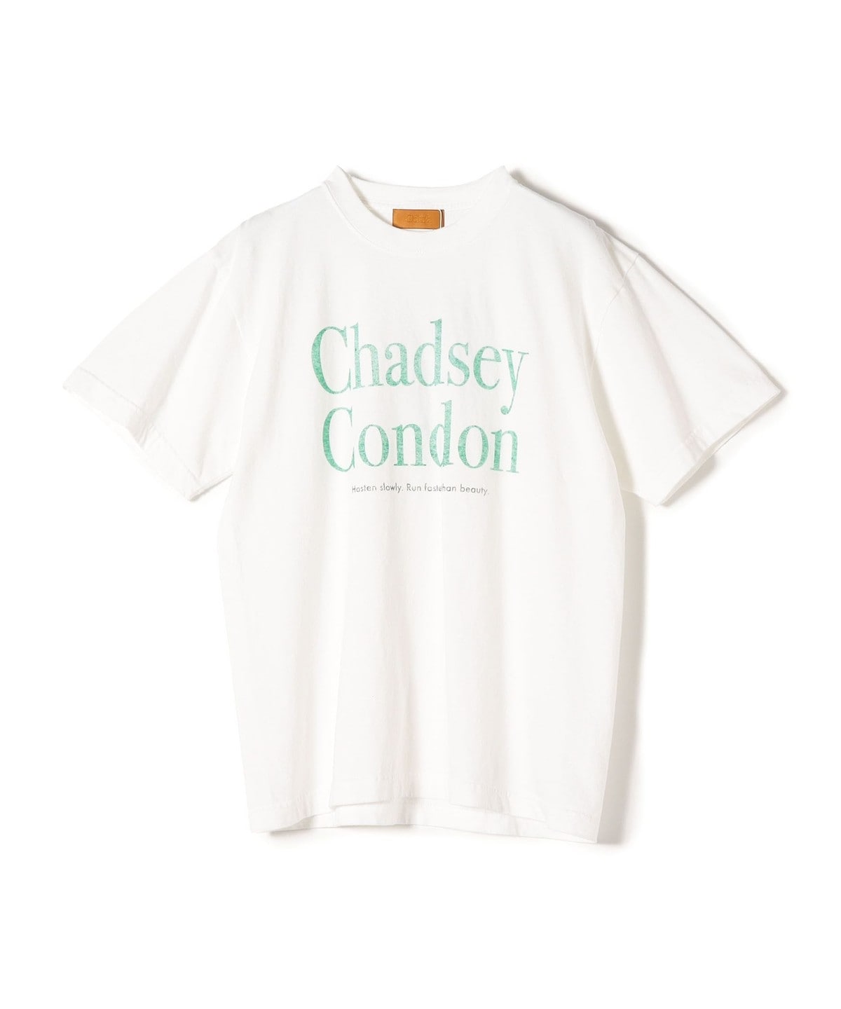Odub:〈手洗い可能〉ビンテージ加工 ロゴ TEE