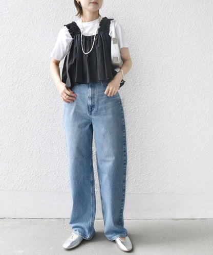 【WEB限定】〈洗濯機可能〉ショルダー フリル キャミソール