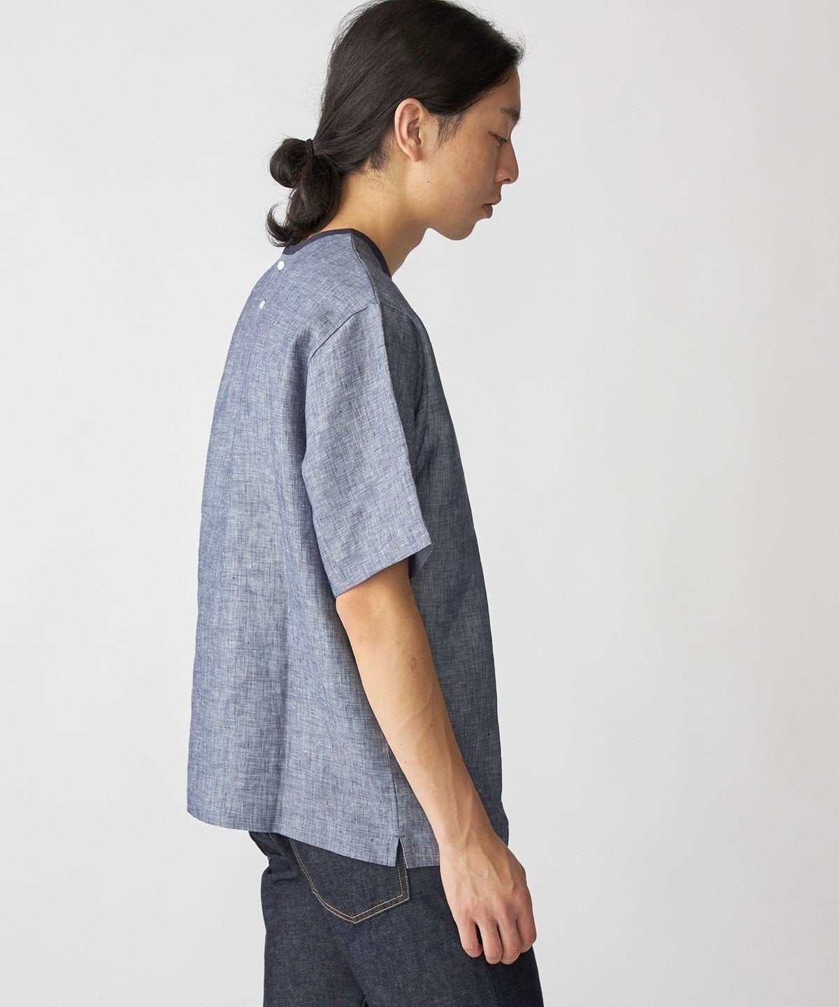 SHIPS: Herdmans リネン 2WAY プルオーバー Tシャツ