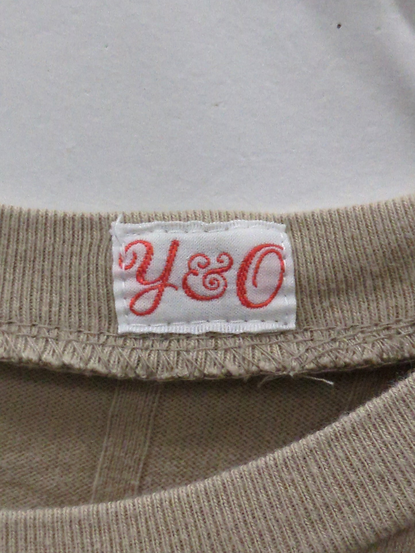 YOUNG&OLSEN:リブクルーネックTee