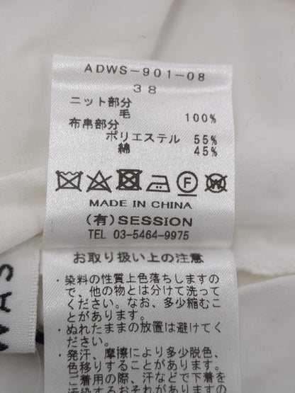 ADAWAS:レイヤードリブニット