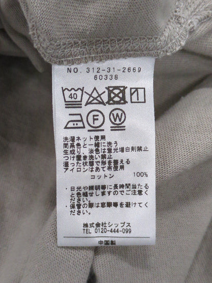 【WEB限定】〈UVカット〉USAコットンルーズVネックTEE