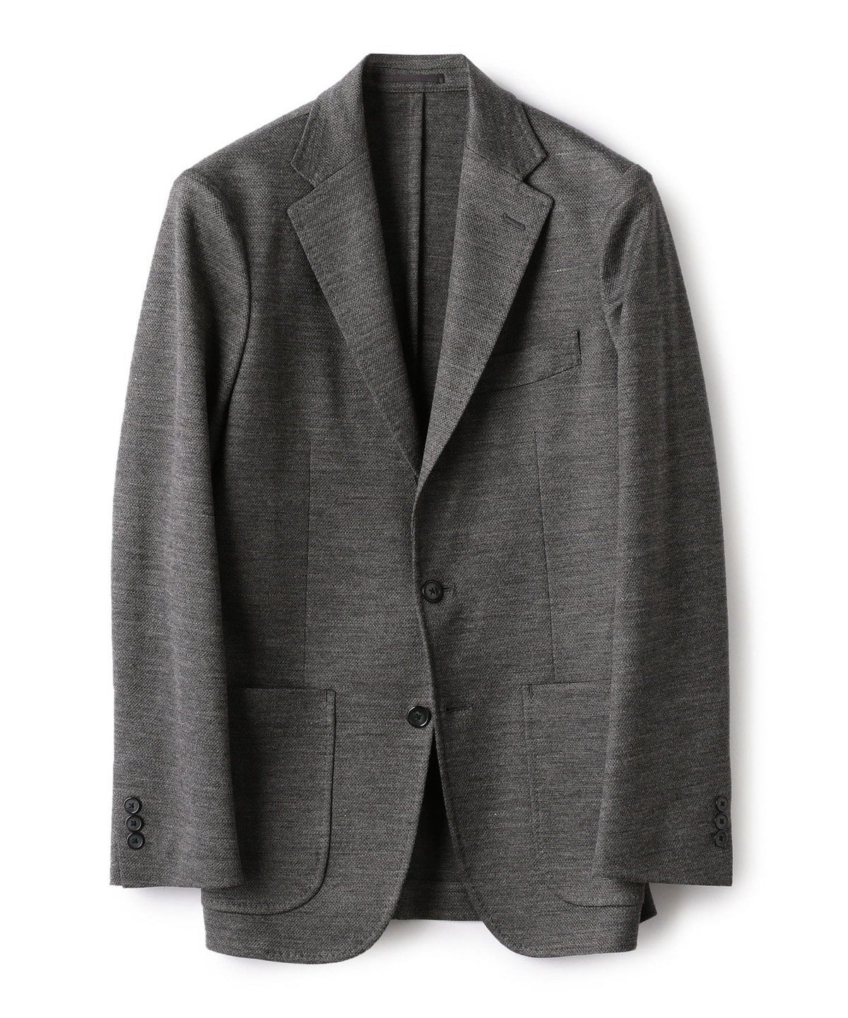 SD: 【ラミー】 ジャージー ウォッシャブル ジャケット (チャコールグレー)