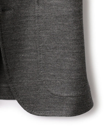 SD: 【ラミー】 ジャージー ウォッシャブル ジャケット (チャコールグレー)