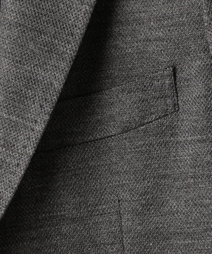 SD: 【ラミー】 ジャージー ウォッシャブル ジャケット (チャコールグレー)