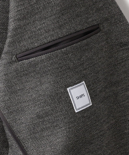 SD: 【ラミー】 ジャージー ウォッシャブル ジャケット (チャコールグレー)