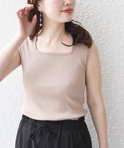 2WAY スクエアネック タンクトップ 24SS