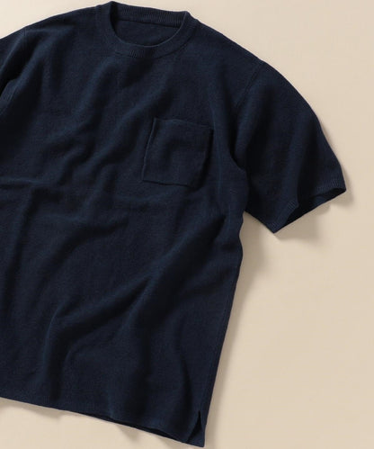 SHIPS: TEXBRID(R) LINIFICIO リネン ニット Tシャツ