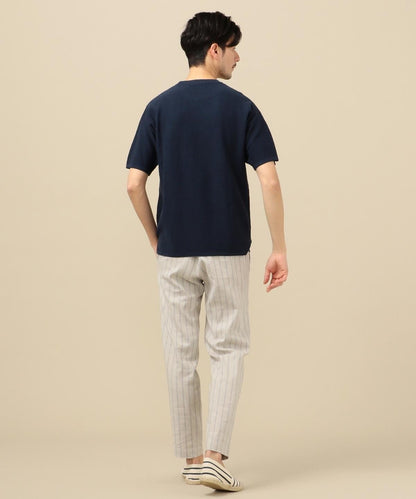 SHIPS: TEXBRID(R) LINIFICIO リネン ニット Tシャツ