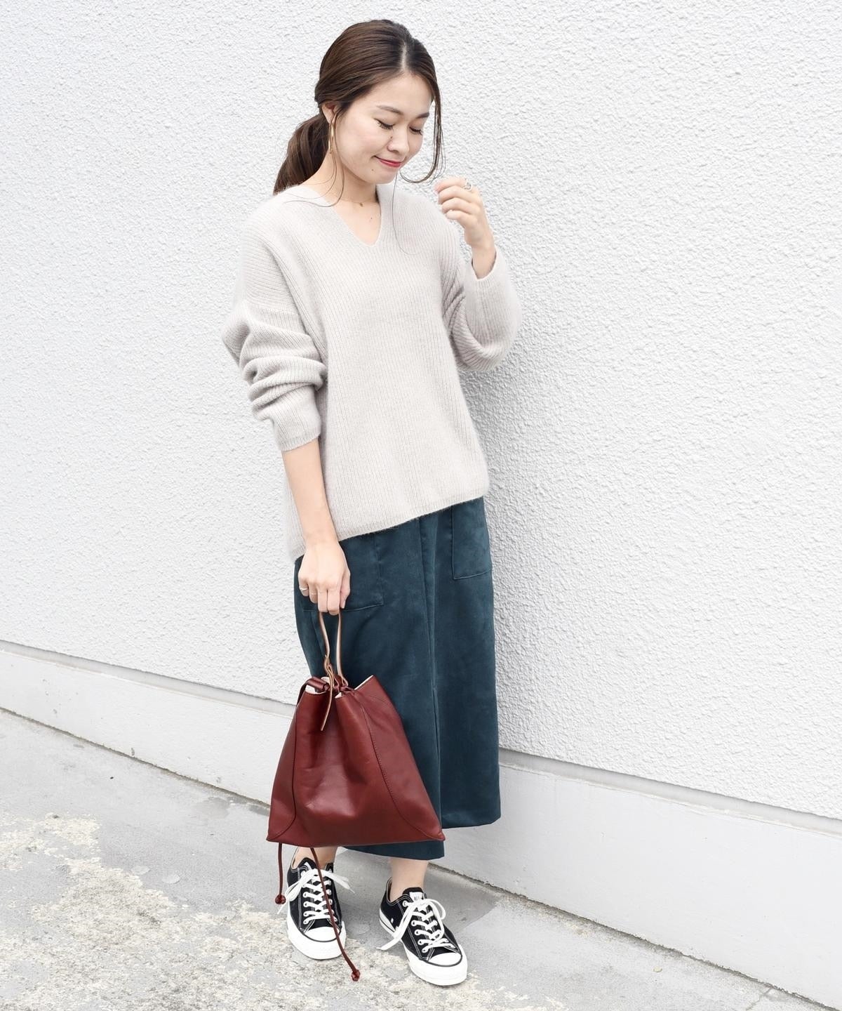 liflattie ships:フェイクスエードストレートスカート