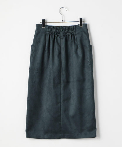 liflattie ships:フェイクスエードストレートスカート