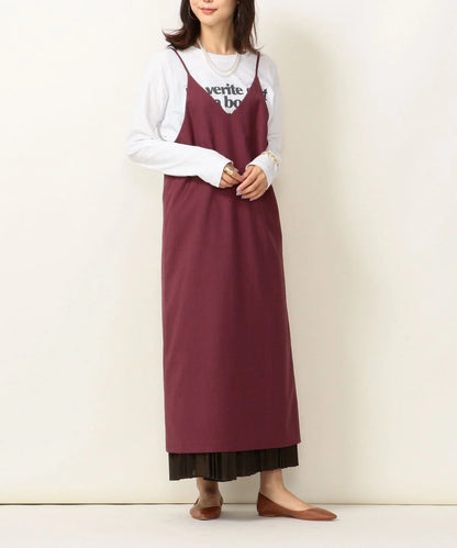 SHIPS any: シンプル キャミワンピース 20FW