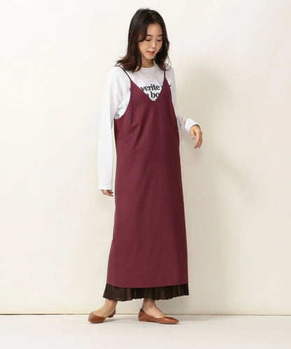 SHIPS any: シンプル キャミワンピース 20FW