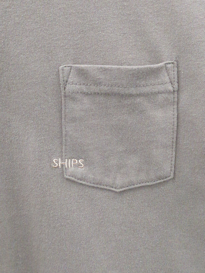 【WEB限定】SHIPS KIDS:100〜160cm / ＜家族おそろい＞SHIPS マイクロロゴ ロングスリーブ TEE