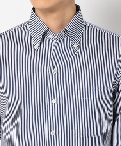 SD: ロンスト イタリアンボタンダウン シャツ(ネイビー)