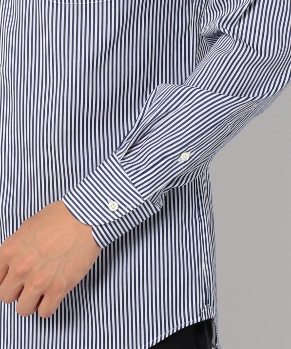 SD: ロンスト イタリアンボタンダウン シャツ(ネイビー)