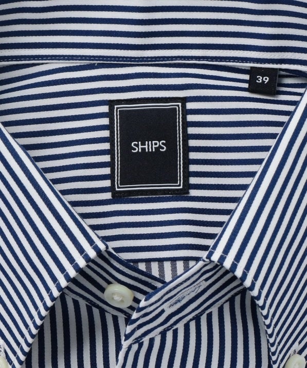 SD: ロンスト イタリアンボタンダウン シャツ(ネイビー)