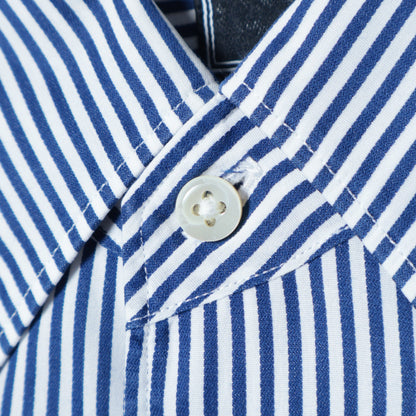 SD: ロンスト イタリアンボタンダウン シャツ(ネイビー)