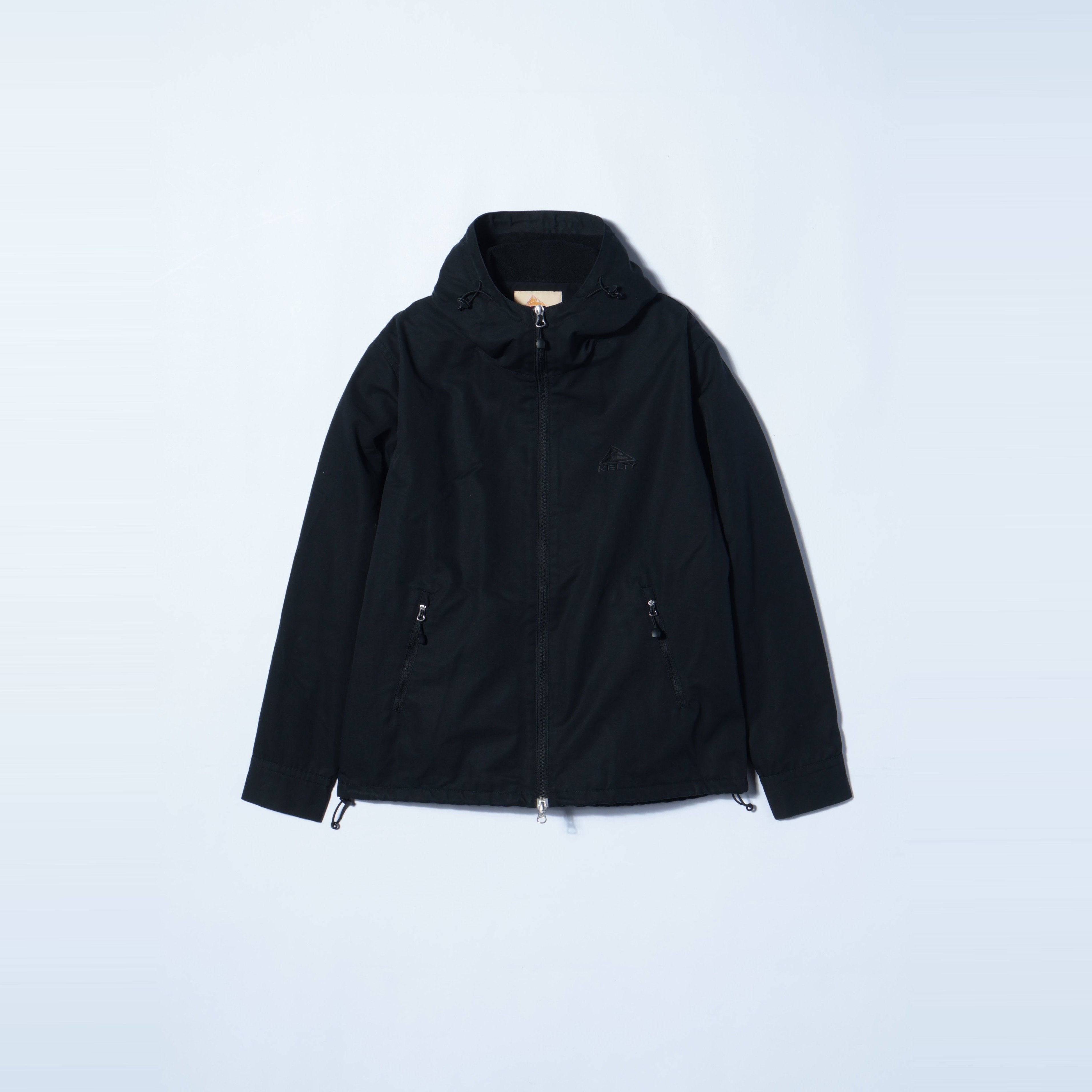 KELTY: 別注 裏起毛 フリース ジップ フード パーカー / M / ブラック