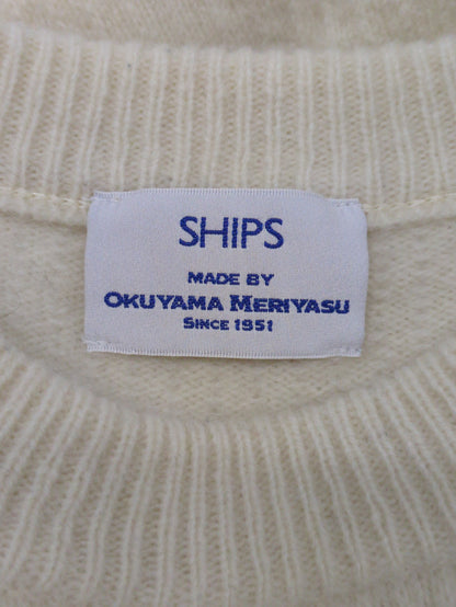 SHIPS: 奥山メリヤス ブリティッシュ ウール クルーネック ニット