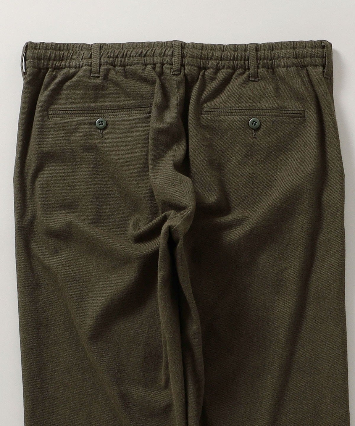 SHIPS: コットン/ウール ストレッチ カルゼ イージーパンツ