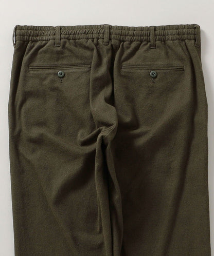 SHIPS: コットン/ウール ストレッチ カルゼ イージーパンツ