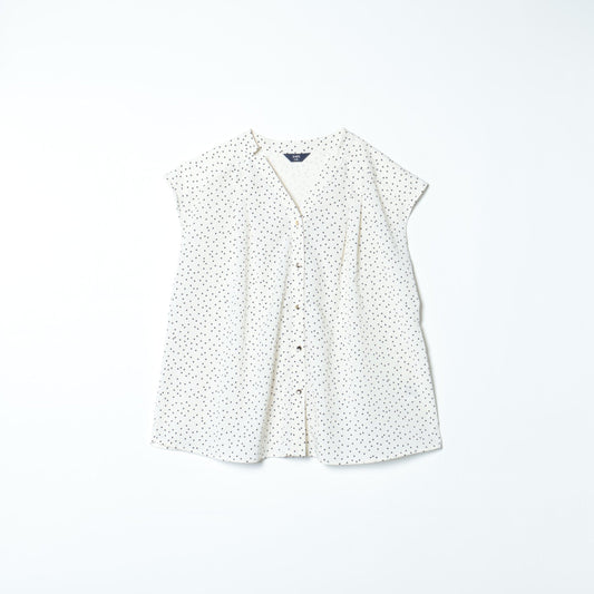 21:GEORGETTE TUCK BTN SHIRTS
