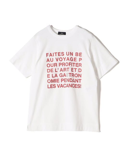 SHIPS Primary Navy Label:ロゴ TEE