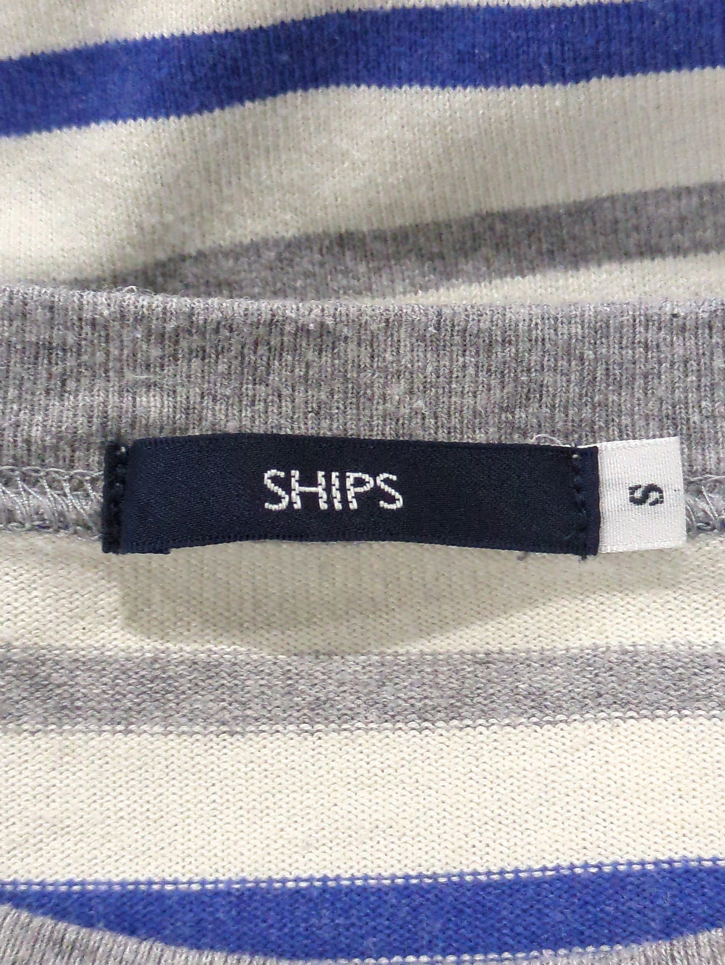 SHIPS KIDS:145〜160cm / クレイジー パターン ボーダー カットソー