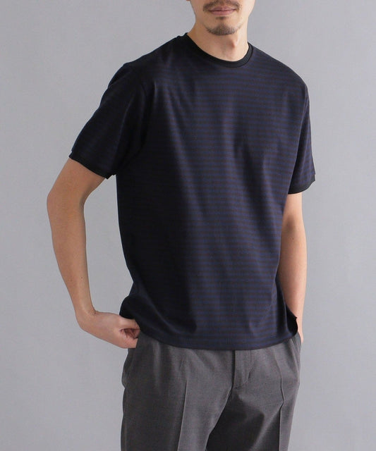 SHIPS: ALBINI クルーネック ボーダー Tシャツ