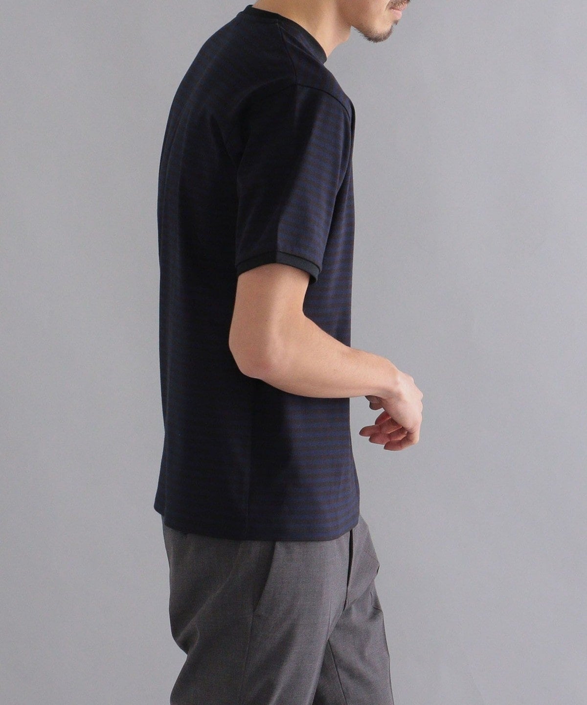 SHIPS: ALBINI クルーネック ボーダー Tシャツ