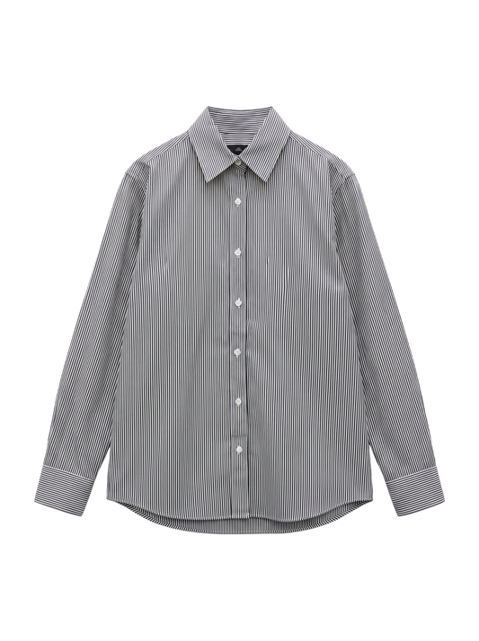 PrimaryNavyLabel:ストライプシャツ