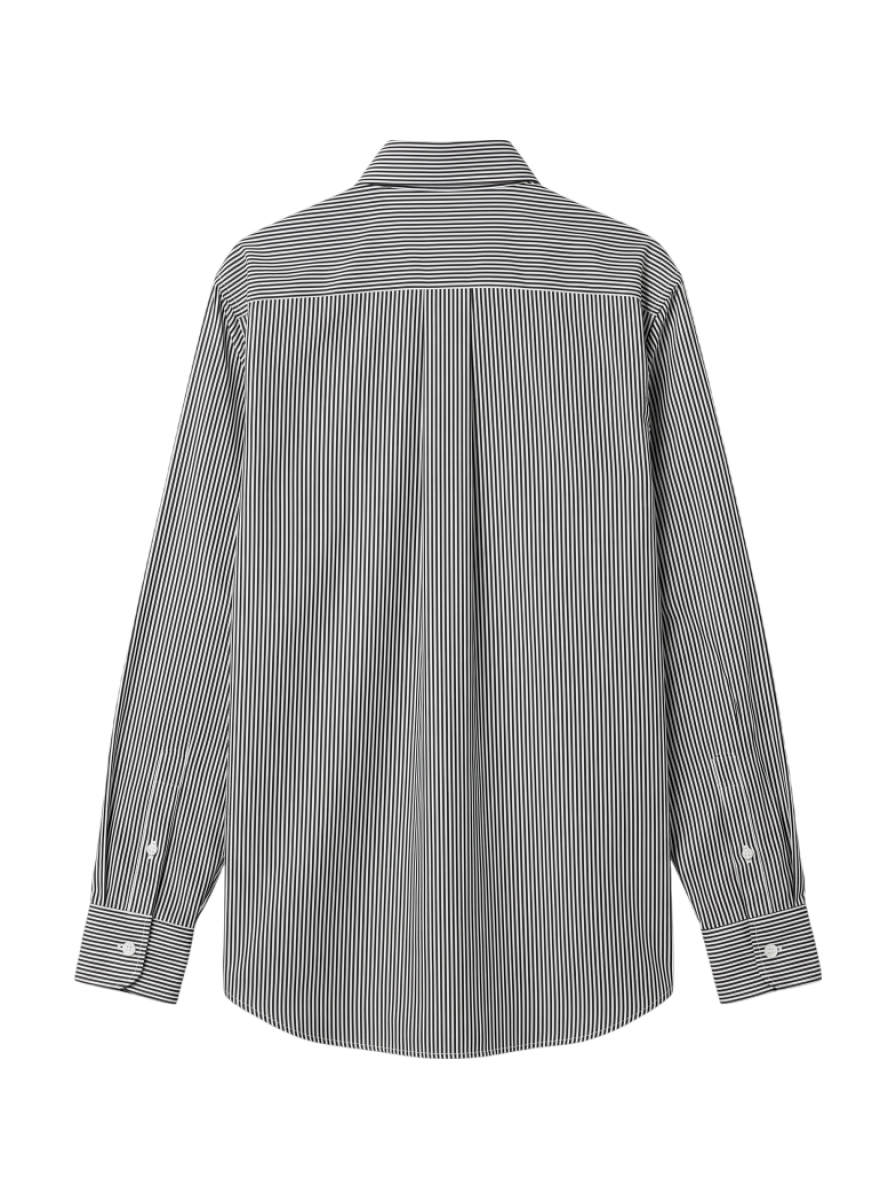 PrimaryNavyLabel:ストライプシャツ