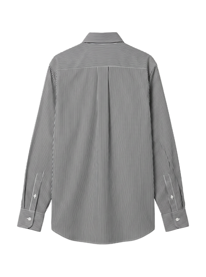 PrimaryNavyLabel:ストライプシャツ