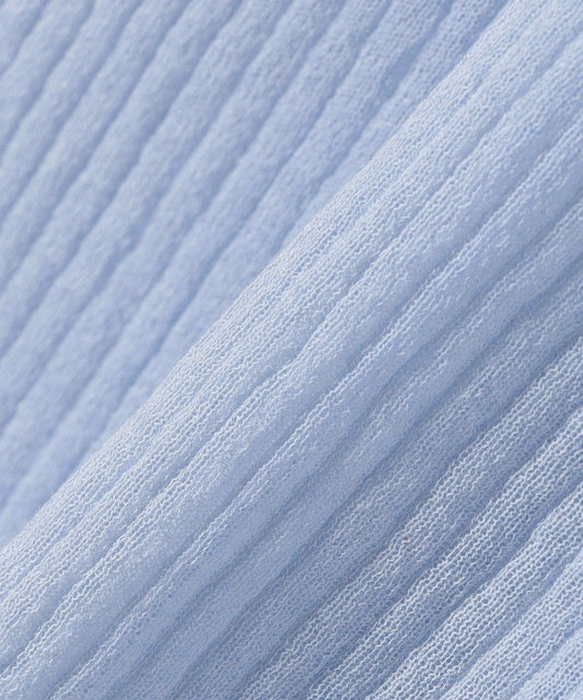 〈手洗い可能〉シアー リブ プルオーバー