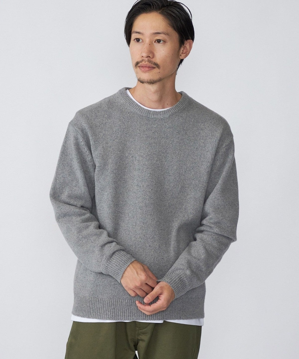 SHIPS: リサイクル カシミヤ クルーネック ニット