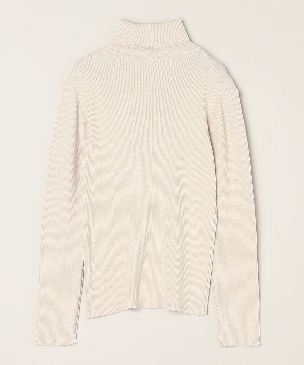 quaranciel:〈手洗い可能〉コットン タートルネック リブ ニット