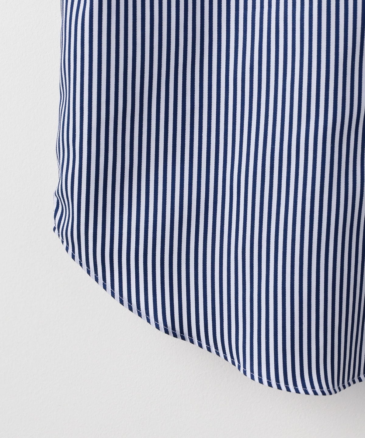 SD: ロンスト クレリック ホリゾンタルカラー シャツ(ネイビー)