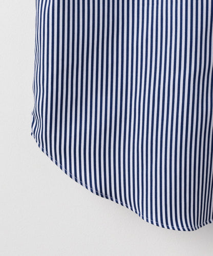 SD: ロンスト クレリック ホリゾンタルカラー シャツ(ネイビー)