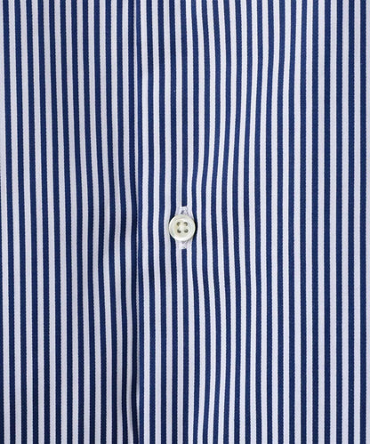 SD: ロンスト クレリック ホリゾンタルカラー シャツ(ネイビー)