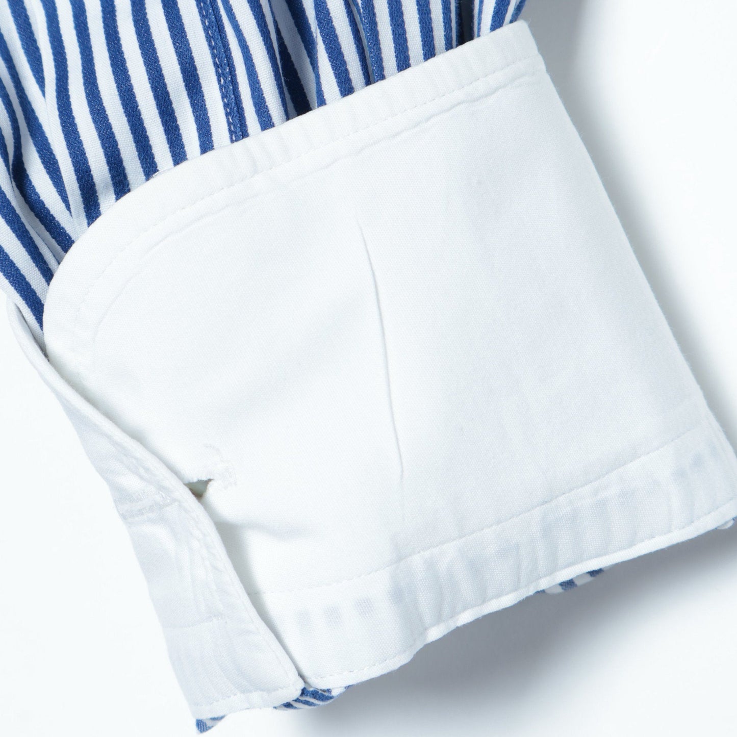 SD: ロンスト クレリック ホリゾンタルカラー シャツ(ネイビー)