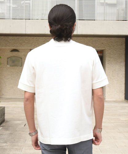 【WEB限定】SHIPS: 形態安定 防シワ加工 テレワーク ビズ クルーネック Tシャツ