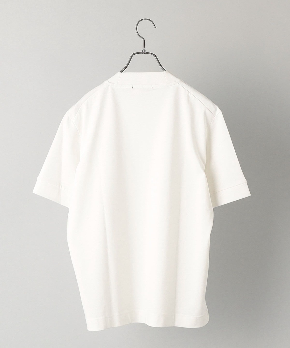 【WEB限定】SHIPS: 形態安定 防シワ加工 テレワーク ビズ クルーネック Tシャツ