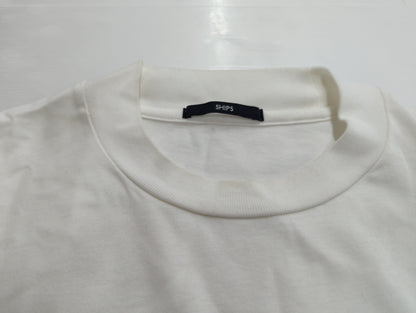 【WEB限定】SHIPS: 形態安定 防シワ加工 テレワーク ビズ クルーネック Tシャツ