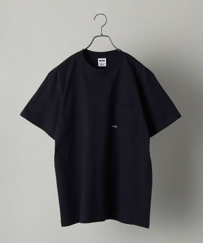 【WEB限定】SHIPS: マイクロ SHIPSロゴ ポケット Tシャツ