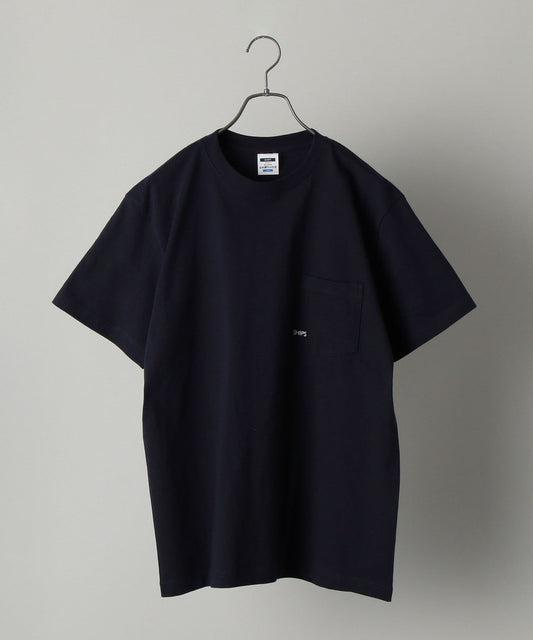 【WEB限定】SHIPS: マイクロ SHIPSロゴ ポケット Tシャツ