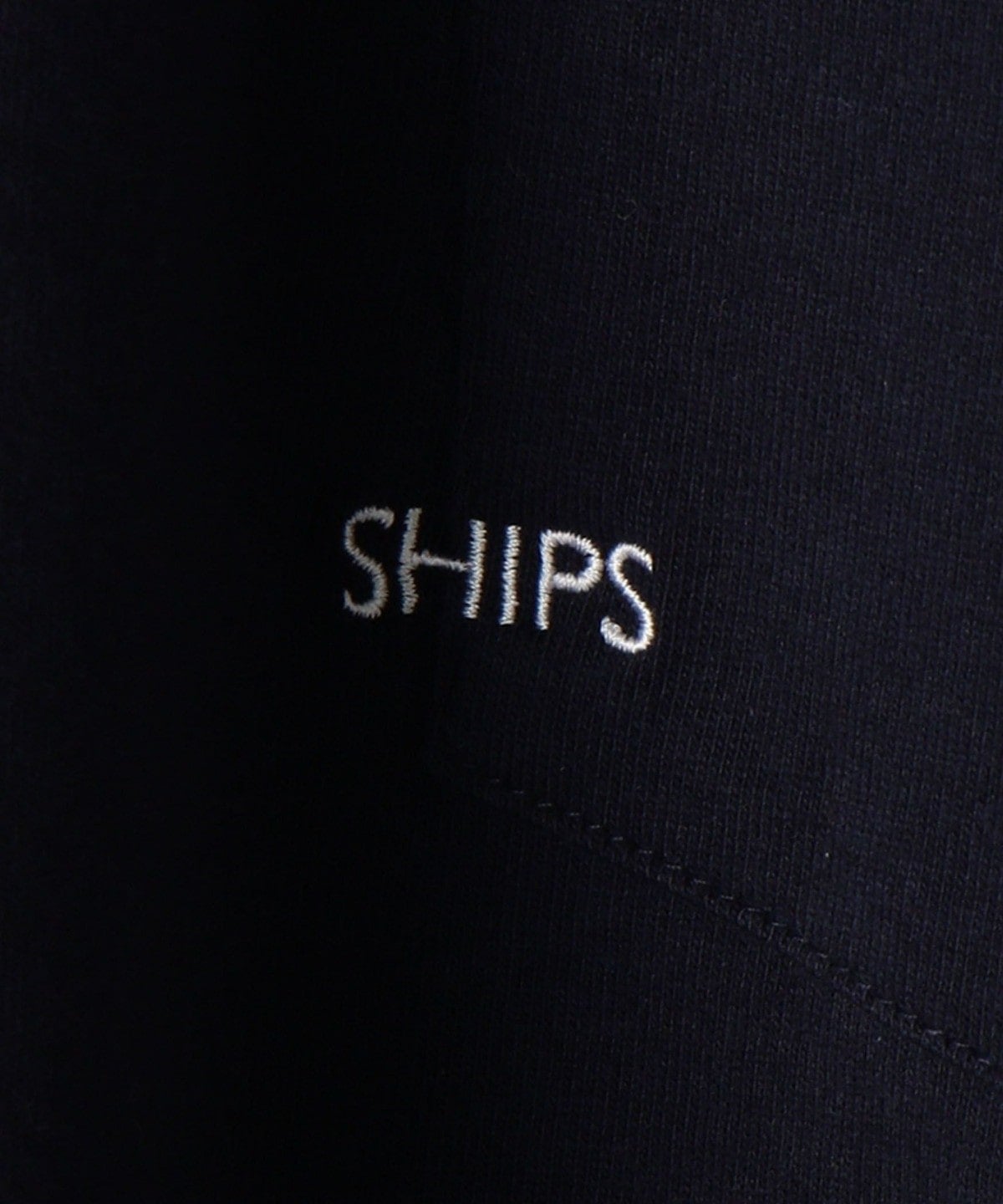 【WEB限定】SHIPS: マイクロ SHIPSロゴ ポケット Tシャツ
