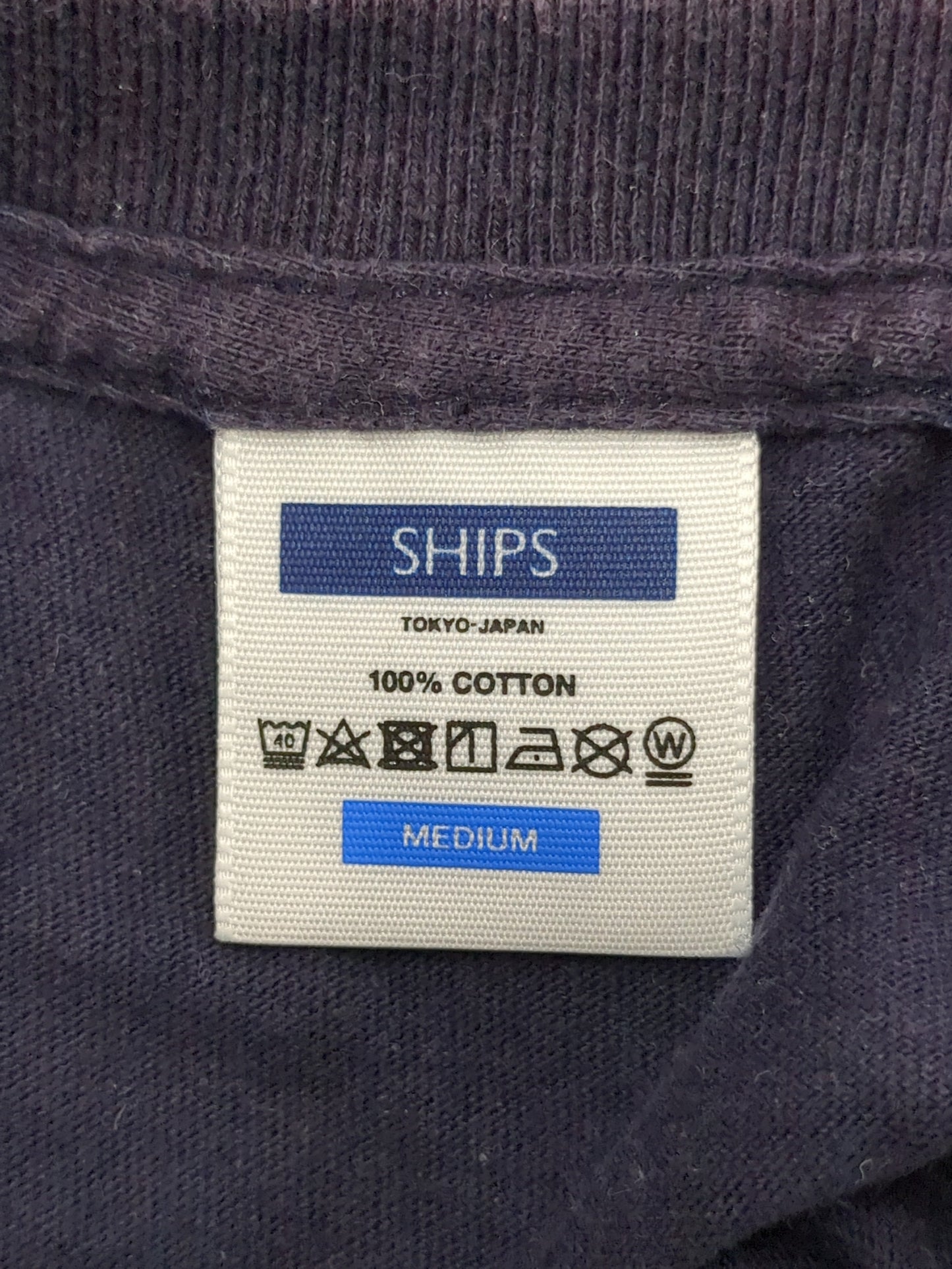 【WEB限定】SHIPS: マイクロ SHIPSロゴ ポケット Tシャツ
