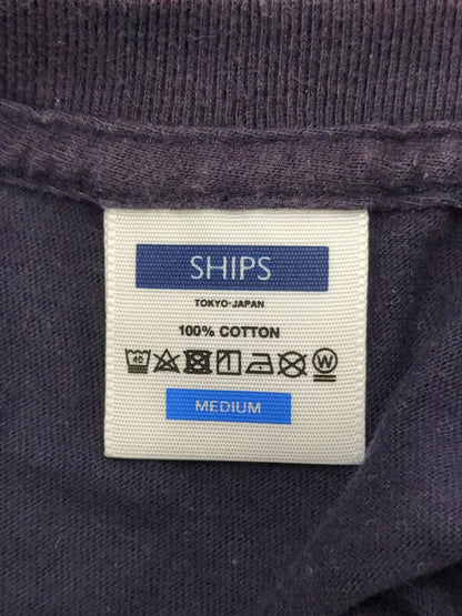 【WEB限定】SHIPS: マイクロ SHIPSロゴ ポケット Tシャツ